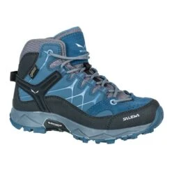 Salewa Alp Trainer Mid GORE-TEX Boots Navy Blue Kids