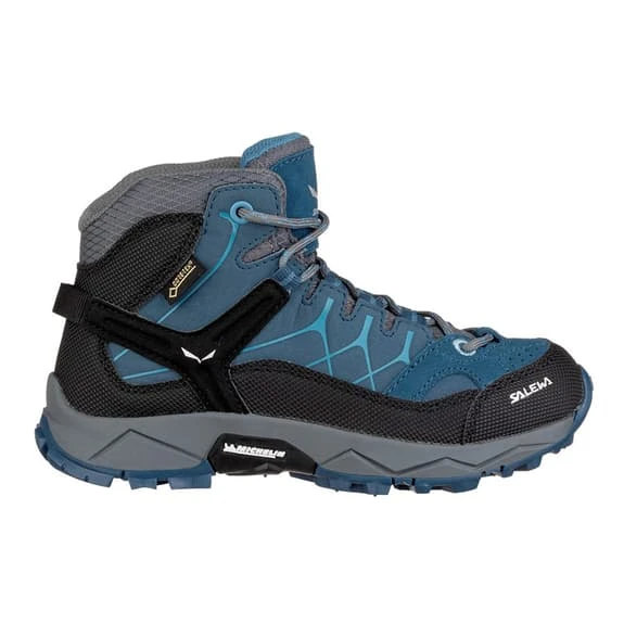 Salewa Alp Trainer Mid GORE-TEX Boots Navy Blue Kids 4 Salewa Alp Trainer Mid GORE-TEX Boots Navy Blue Kids - Image 4