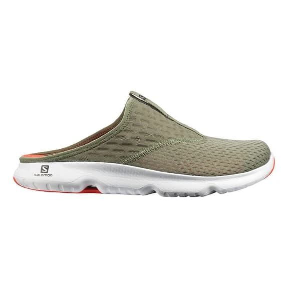 Salomon Reelax Slide 5.0 Trail Running Shoes Green Orange 2 Salomon Reelax Slide 5.0 Trail Running Shoes Green Orange - Image 2