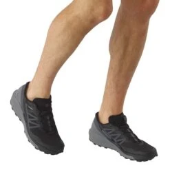 Salomon Sense Ride 4 Trail Running Shoes Black Grey -Nordis Camping Shop slm l4129380 006