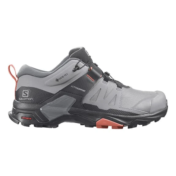 Salomon X Ultra 4 GORE-TEX Shoes Light Grey Black Women 2 Salomon X Ultra 4 GORE-TEX Shoes Light Grey Black Women - Image 2
