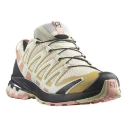 Salomon XA PRO 3D 3D V8 Shoes White Yellow Pink Women