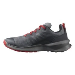 Salomon Patrol Shoes Black Grey Red Kids -Nordis Camping Shop slm l41678100 005