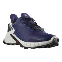 Salomon Supercross 4 GORE-TEX Shoes Blue Lilac Women