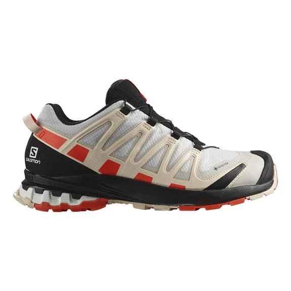 Salomon XA PRO 3D V8 GORE-TEX Shoes White Red Women 2 Salomon XA PRO 3D V8 GORE-TEX Shoes White Red Women - Image 2