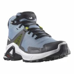 Salomon X Raise MID GORE-TEX Boots Blue Yellow Kids