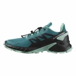 Salomon Supercross 4 Shoes Blue Green Women -Nordis Camping Shop slm l47119500 004