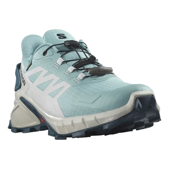 Salomon Supercross 4 GORE-TEX Shoes Sky Blue White Women 1 Salomon Supercross 4 GORE-TEX Shoes Sky Blue White Women