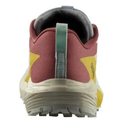 Salomon Sense Ride 5 Shoes White Yellow Red Women -Nordis Camping Shop slm l47212400 003