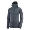 Salomon Sntial Warm Hoodie Navy Blue Women