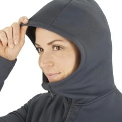 Salomon Sntial Warm Hoodie Navy Blue Women 10 Salomon Sntial Warm Hoodie Navy Blue Women -Nordis Camping Shop slm lc1565900 005