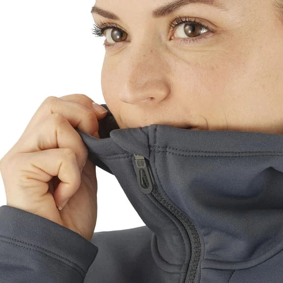 Salomon Sntial Warm Hoodie Navy Blue Women 6 Salomon Sntial Warm Hoodie Navy Blue Women - Image 6