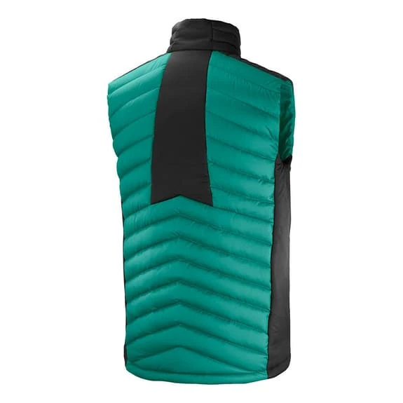 Salomon Sntial Xwarm Down Gilet Green Black 2 Salomon Sntial Xwarm Down Gilet Green Black - Image 2