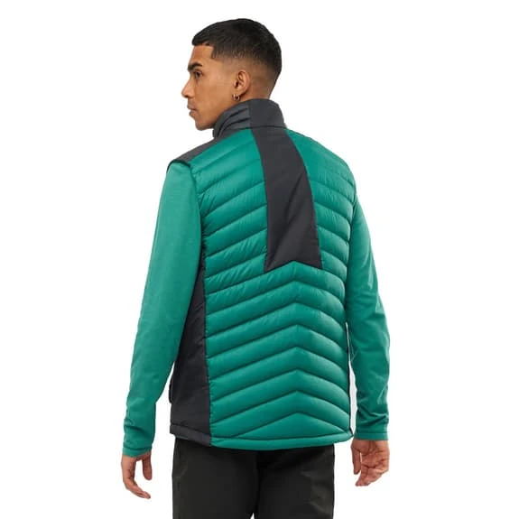 Salomon Sntial Xwarm Down Gilet Green Black 3 Salomon Sntial Xwarm Down Gilet Green Black - Image 3