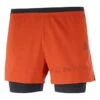 Salomon Cross 2in1 Shorts Orange Black