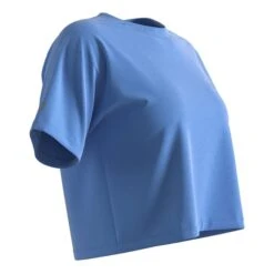 Salomon Outlife Crop Short Sleeve T-Shirt Blue Women 10 Salomon Outlife Crop Short Sleeve T-Shirt Blue Women -Nordis Camping Shop slm lc1798600 005