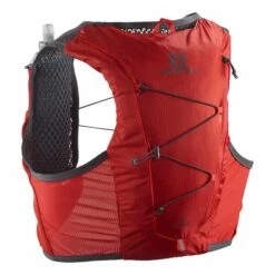 Salomon Active Skin 4 Set Hydration Vest Strawberry Red