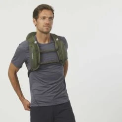 Salomon XT 10L Backpack Khaki Green -Nordis Camping Shop slm lc2054300 003