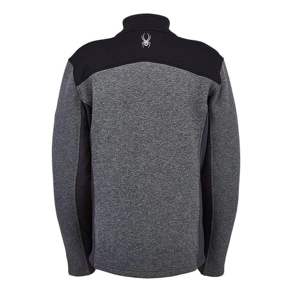 Spyder Encore Full Zip Fleece Black Grey 6 Spyder Encore Full Zip Fleece Black Grey - Image 6