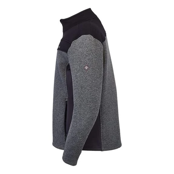 Spyder Encore Full Zip Fleece Black Grey 3 Spyder Encore Full Zip Fleece Black Grey - Image 3