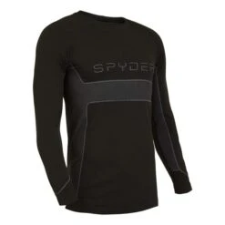 Spyder Momentum Long Sleeve Base Layer Top Black 8 Spyder Momentum Long Sleeve Base Layer Top Black -Nordis Camping Shop spd 211263 001 003