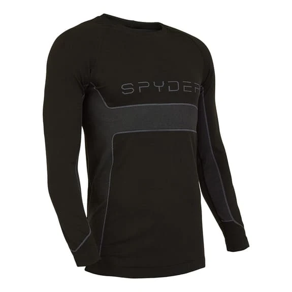 Spyder Momentum Long Sleeve Base Layer Top Black 3 Spyder Momentum Long Sleeve Base Layer Top Black - Image 3