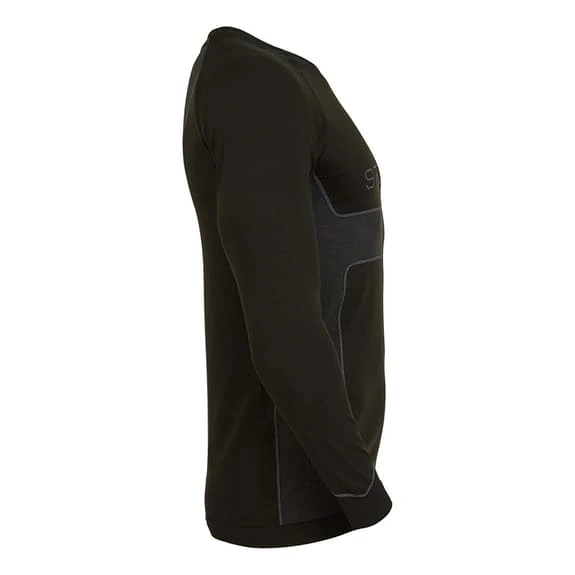 Spyder Momentum Long Sleeve Base Layer Top Black 4 Spyder Momentum Long Sleeve Base Layer Top Black - Image 4