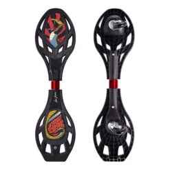 Longboard Street Surfing Wave GLX Rattle Snake Black Red