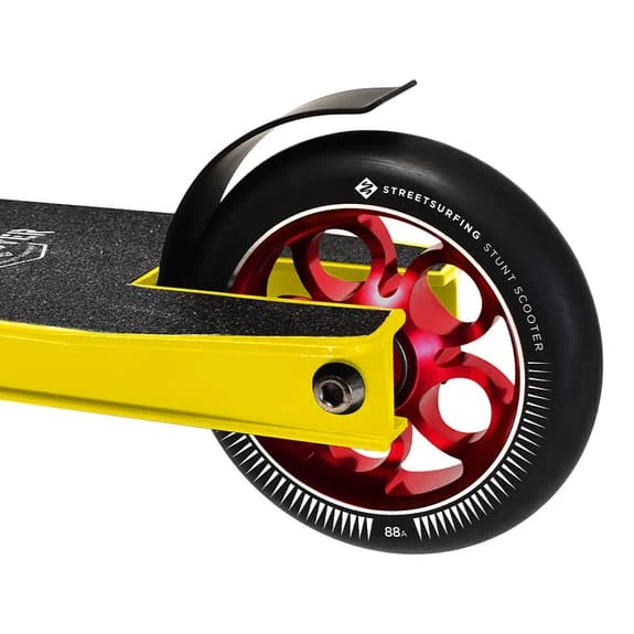 Scooter Street Surfing Destroyer Fire Mask Black Yellow 4 Scooter Street Surfing Destroyer Fire Mask Black Yellow - Image 4