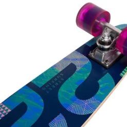 Longboard Street Surfing Wood Beach Board Twenty Two Blue Lilac -Nordis Camping Shop ssf 05 06 005 6 004