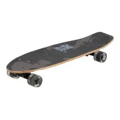 Skateboard Skate Street Surfing Cruiser 28' Kicktail Soul Black White