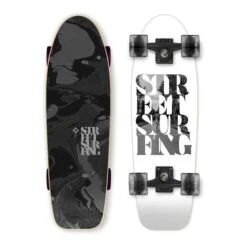 Skateboard Skate Street Surfing Cruiser 28' Kicktail Soul Black White 8 Skateboard Skate Street Surfing Cruiser 28' Kicktail Soul Black White -Nordis Camping Shop ssf 06 08 018 2 003