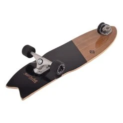 Longboard Street Surfing Shark Attack 36' Koa Black Grey Brown -Nordis Camping Shop ssf 11 02 001 2 005