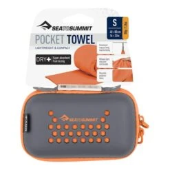 Towel Sea To Summit Pocket 80x40 Cm Orange -Nordis Camping Shop sts acp071051 040604 003