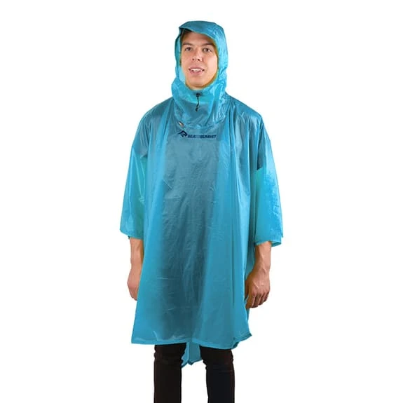 Sea To Summit Poncho 15D Blue 2 Sea To Summit Poncho 15D Blue - Image 2