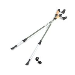 Silva Aluminum Cork Poles Khaki Green (Pair)