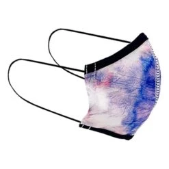 Turbo 50 Ear Grip Reusable Protective Mask White Blue Kids