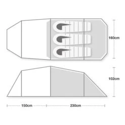 Terra Nova Blizzard 3 Tent Green 6 Terra Nova Blizzard 3 Tent Green -Nordis Camping Shop tn 44bl3v3 004