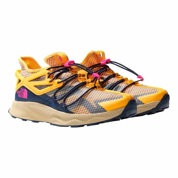 The North Face Oxeye Mid Hiking Shoes Orange Blue 1 The North Face Oxeye Mid Hiking Shoes Orange Blue