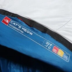 The North Face Cat's Meow Eco -7C Regular Sleeping Bag White Blue -Nordis Camping Shop tnf nf0a52dz4k7 lng 004
