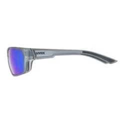 Uvex Sportstyle 233 Polavision Glasses Matte Grey With Blue Polarised Lenses -Nordis Camping Shop uv s5320975540 005