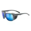 Uvex Sportstyle 312 Glasses Matte Grey With Blue Mirrored Lenses