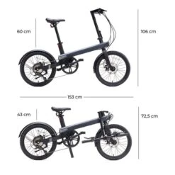 Xiaomi QiCycle C2 Folding Electric Bike Black -Nordis Camping Shop xi orcyclec2 004